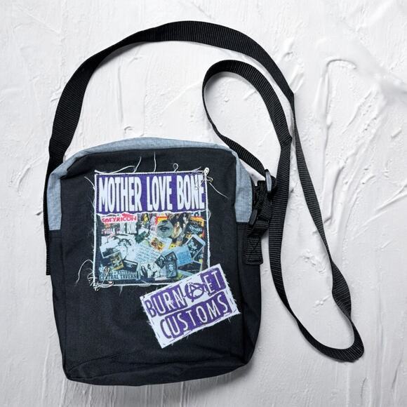 Custom Patched Mother Love Bone Crossbody Bag - Picture 1 of 2